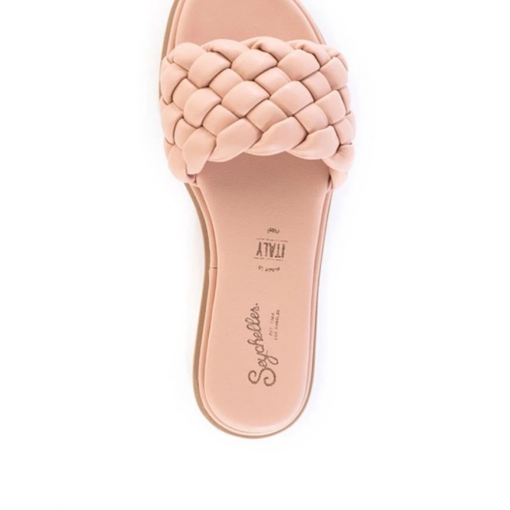 Seychelles Bellissima Braided Slide Nude Sz 8.5